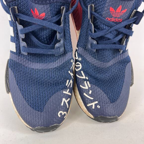 Adidas Nomad NMD r1 women's size 6 blue white red athletic sneakers shoes - Picture 9 of 9